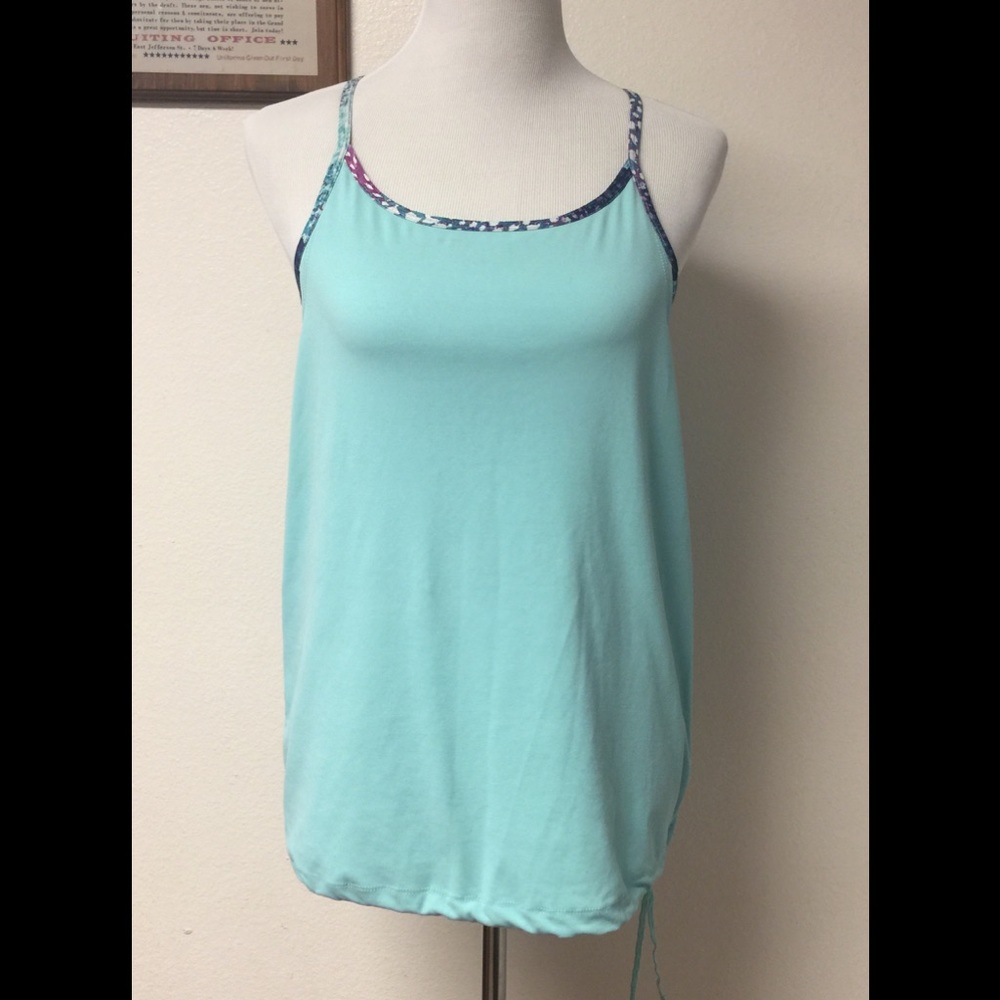 Fabletics Norwalk Tank Top Built-in Bra Drawstring